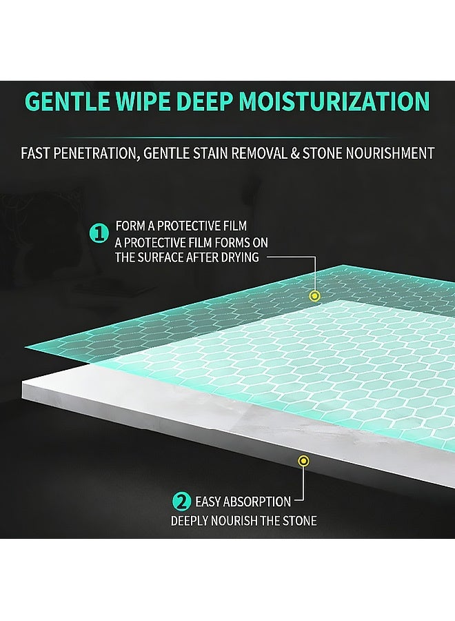 ويليام وير شمع العناية بتلميع الحجر، منظف وملمع الجرانيت، منظف أسطح الكوارتز، ملمع الرخام للأثاث الرخامي، البلاط السيراميكي، أرضيات الحجر، حماية تلميع الحجر 80 جم - Image 4