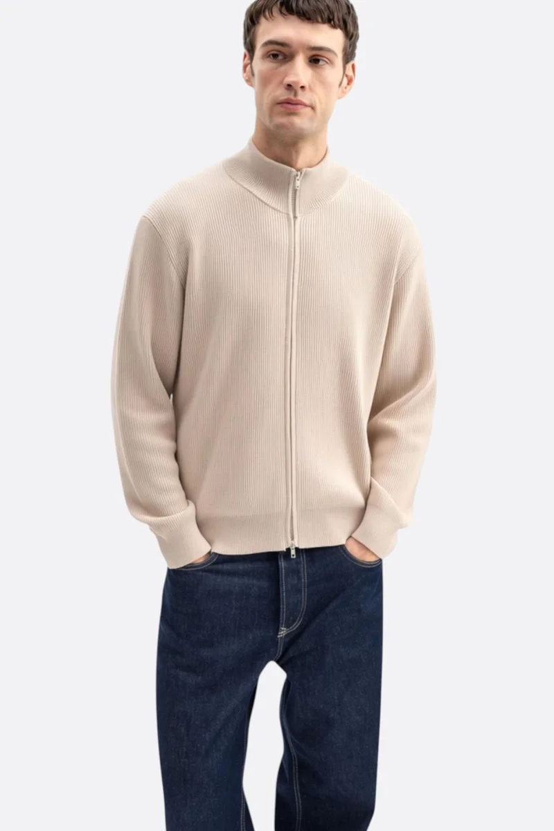 Giesto Beige Natural GIESTO Men's Cotton Sweater for Men | Best Price UAE