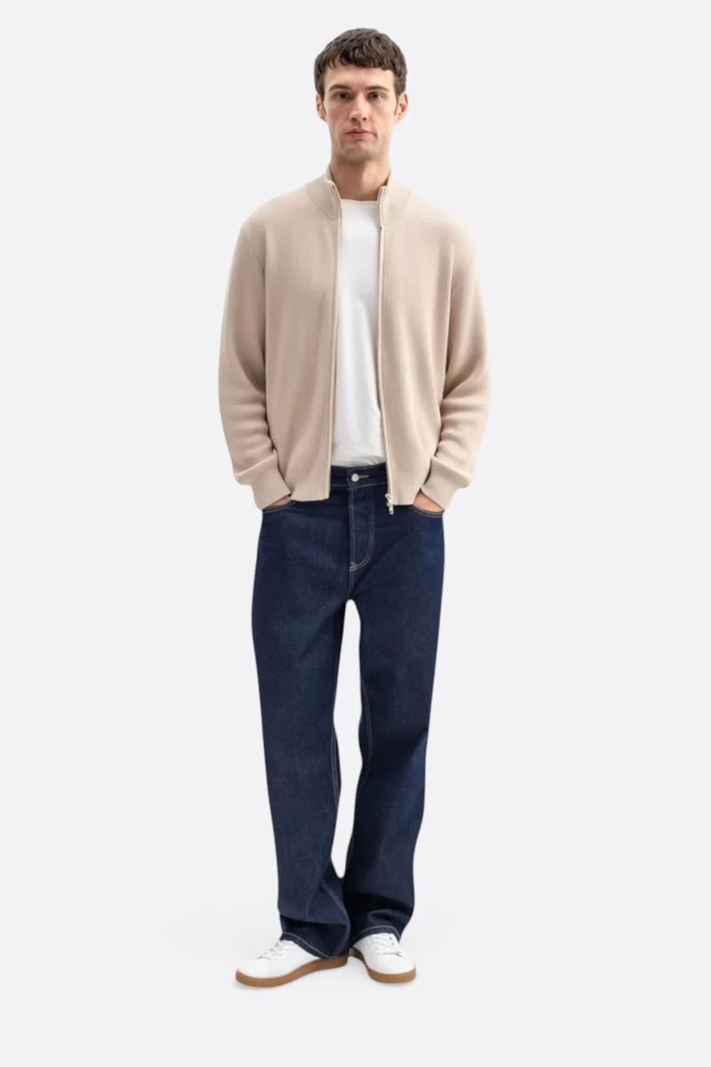 Giesto Beige Natural GIESTO Men's Cotton Sweater for Men | Best Price UAE