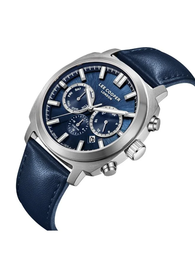 لي كوبر Men's Leather Multi Function Watch LC08172.399 - 42 mm