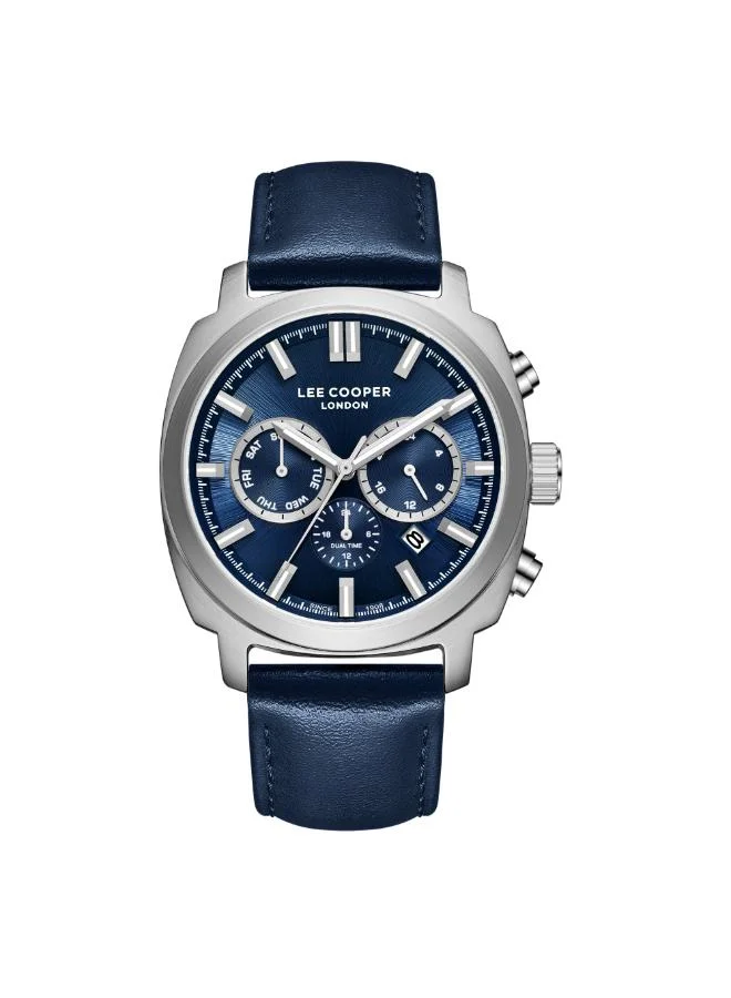 لي كوبر Men's Leather Multi Function Watch LC08172.399 - 42 mm