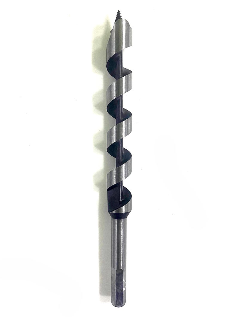 Jon Bhandari Tools 20mm Auger Drill Bit – Heavy Duty, Hardened Steel, Wide Flutes for Fast Chip Removal, Forged Wood Bits for Precision Drilling in Hardwood & Softwood – Woodworking, Carpentry & DIY - Image 1