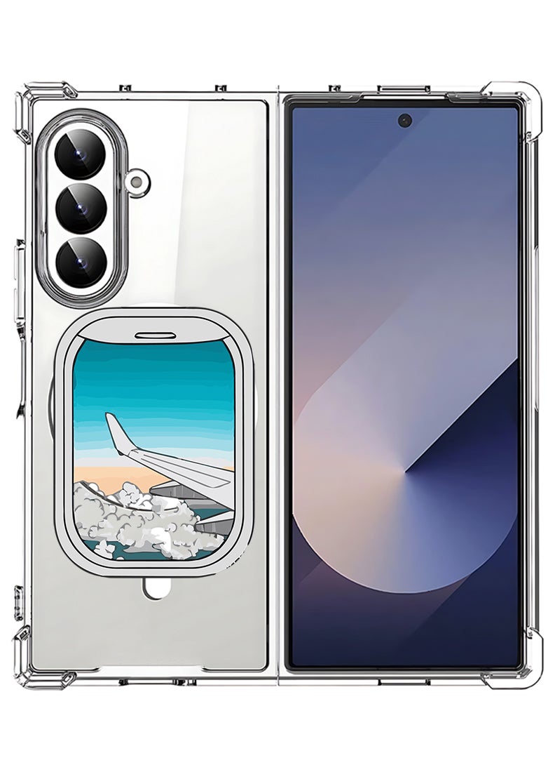 Theodor Magnetic Case for Samsung Galaxy Z Fold 7 Compatible with MagSafe Wireless Charging, Shockproof Phone Bumper Cover Window-01 - Image 1