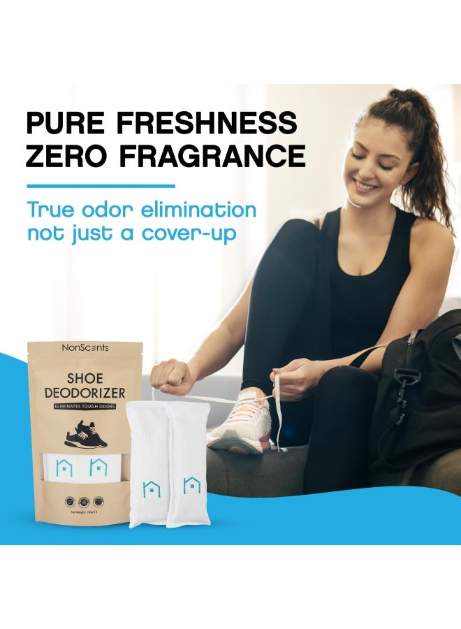 NonScents معطر أحذية - مزيل الروائح المنعش للأحذية الرياضية وحقائب الجيم والخزائن - Image 2