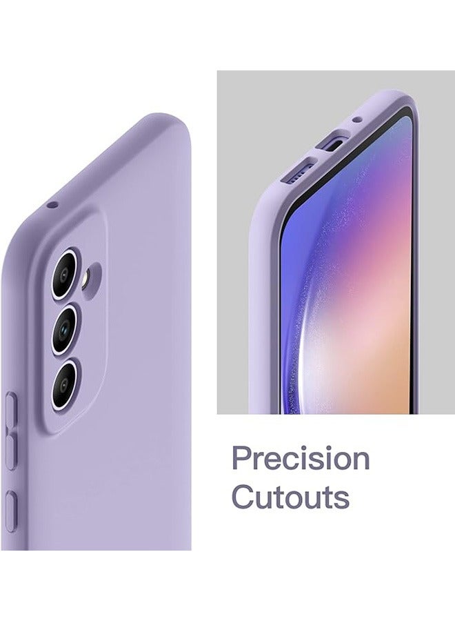 Case for Samsung Galaxy A54 5G 6.4-Inch, Soft TPU Thin Protective Phone Cover with Matte Finish, Anti-Fall Drop Protection,Shockproof Case for Samsung Galaxy A54 5G (Lilac) - Image 5