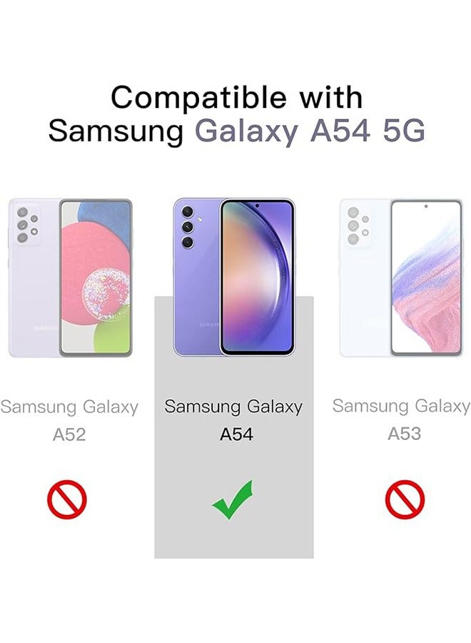 Case for Samsung Galaxy A54 5G 6.4-Inch, Soft TPU Thin Protective Phone Cover with Matte Finish, Anti-Fall Drop Protection,Shockproof Case for Samsung Galaxy A54 5G (Lilac) - Image 2