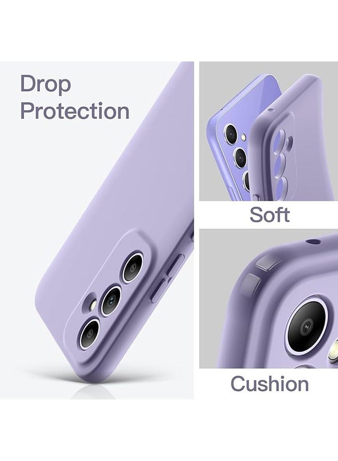 Case for Samsung Galaxy A54 5G 6.4-Inch, Soft TPU Thin Protective Phone Cover with Matte Finish, Anti-Fall Drop Protection,Shockproof Case for Samsung Galaxy A54 5G (Lilac) - Image 4