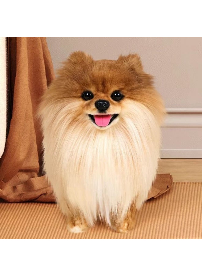 Plush Toy Animal Model Of A Simulated Dog, Pomeranian, Border Collie, Labrador, Golden Retriever, Shepherd, Car Decoration