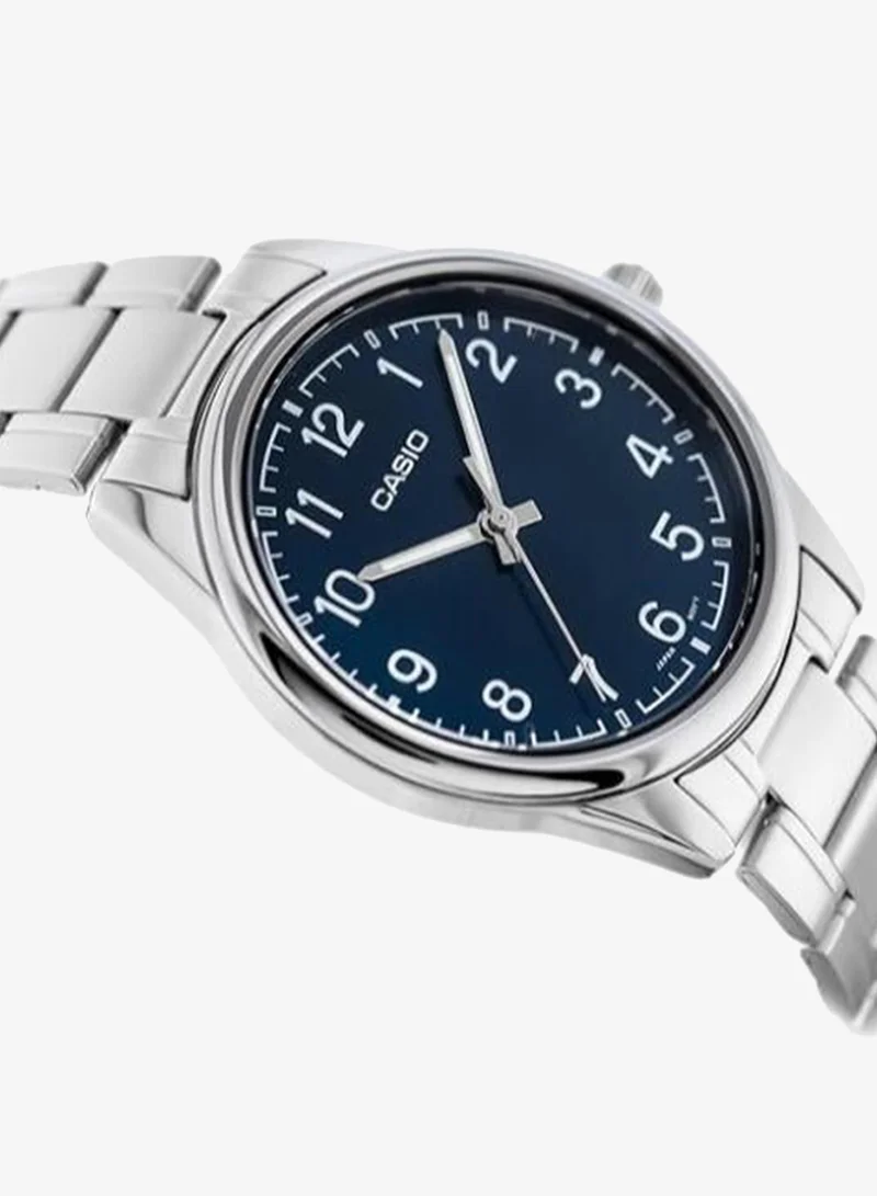 Casio Men's Stainless Steel Analog Watch MTP-V005D-2B4UDF - 40 mm