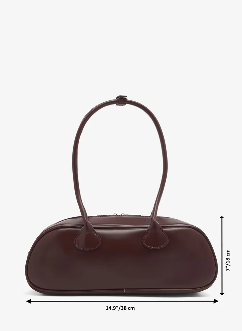 Ginger Burgandy East-To-West Top Handle Bag for Women | Best Price UAE