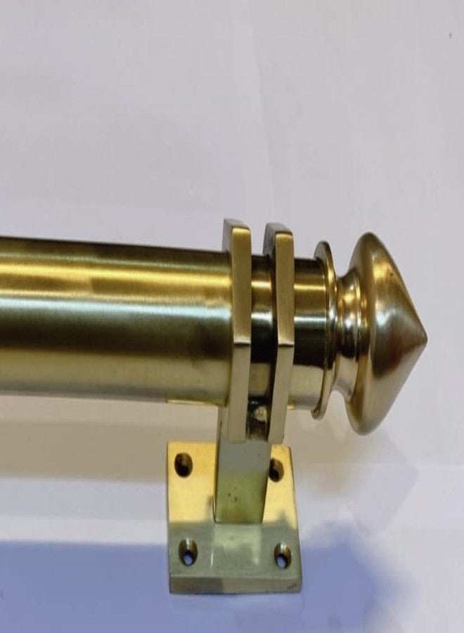 BRASK Brass Pull Door Handle 12" Temple Design Golden Finish (1 PC) - Image 5
