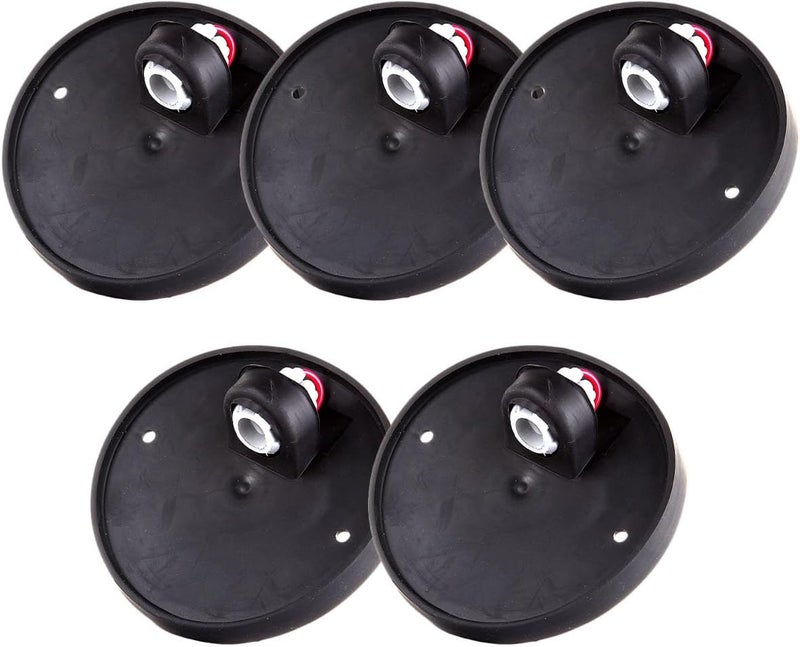 cciyu 5 Pcs Round Amber Cab Marker Light Covers - Image 2