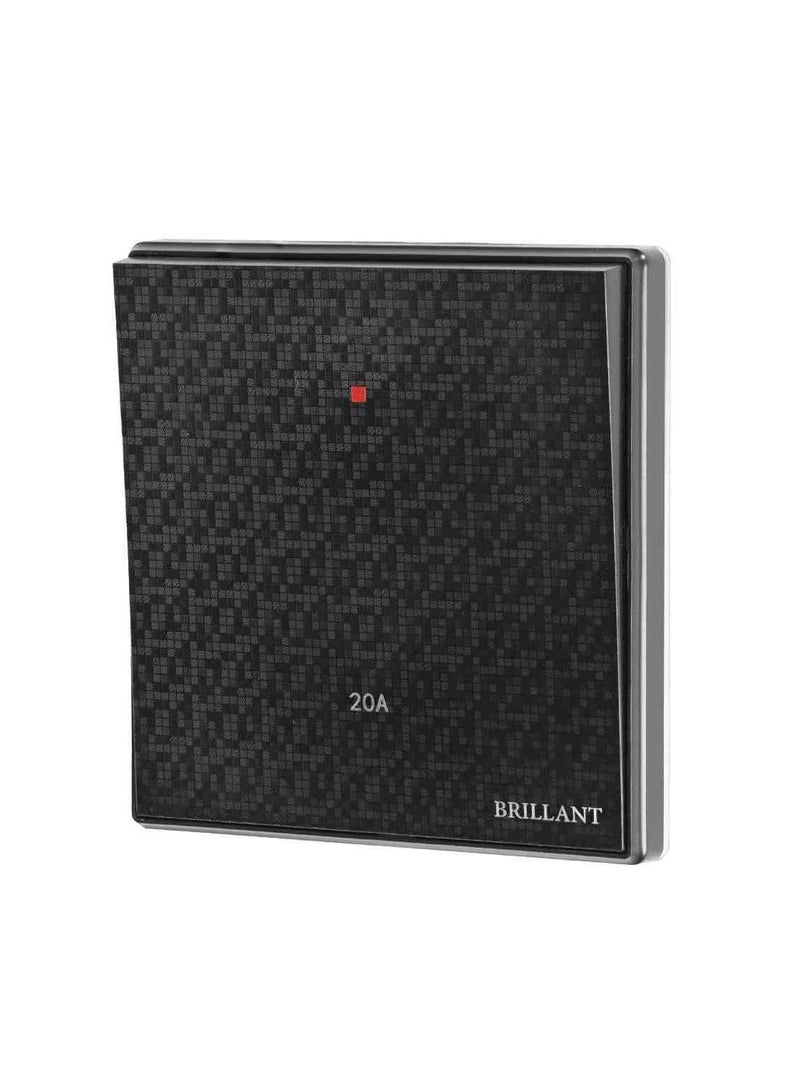 BRILLANT Heater switch 20 amp black Brilliant