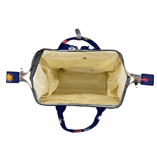 PACKNBUY Diaper Bag for Mothers for Travel, Maternity and Hospital Delivery Bag with Multiple Pockets, Insulated Bottle Space, Water Resistant Baby Bag for Mom (Dark Blue) - Image 4