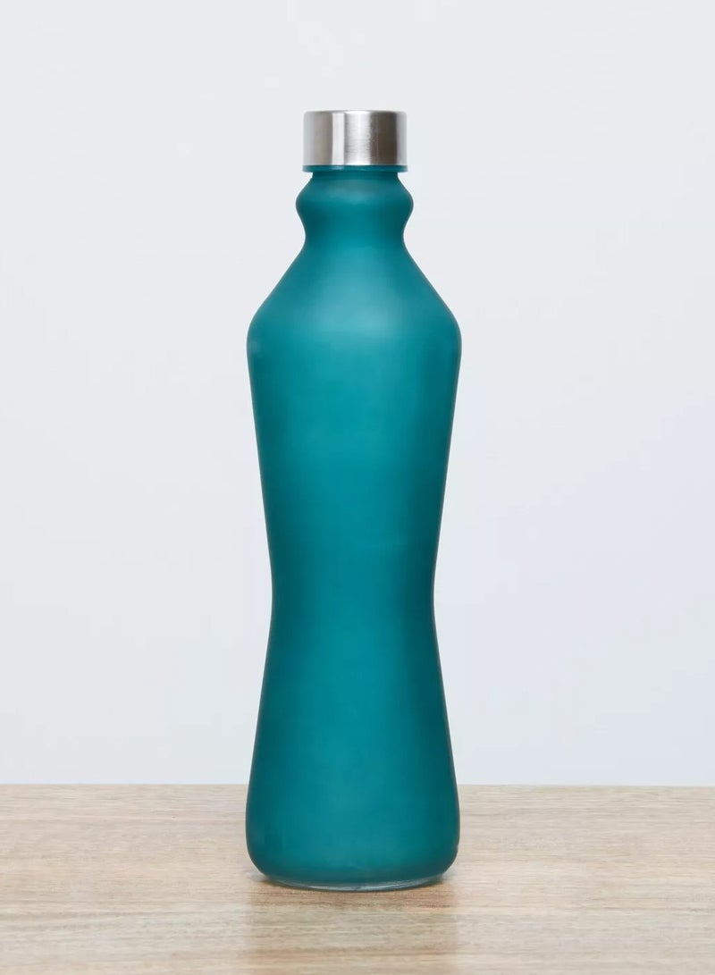 ALLKING Glass Bottle, 1 Liter, BPA Free, Re usable, for Water, Juice, and Beverages, Ideal for Indoor & Outdoor use - Image 1
