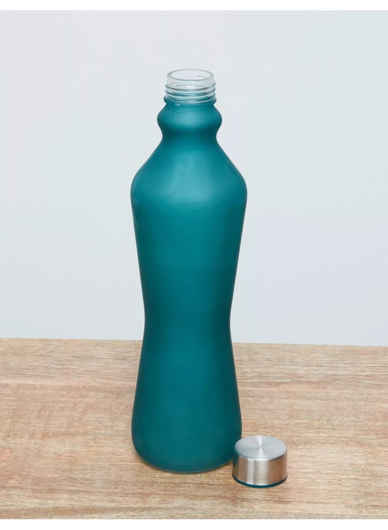ALLKING Glass Bottle, 1 Liter, BPA Free, Re usable, for Water, Juice, and Beverages, Ideal for Indoor & Outdoor use - Image 2