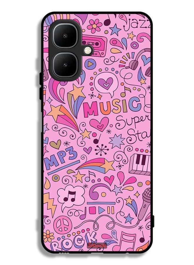 Tolwak Tecno Pop 10 Protective Case Cover Music Tags
