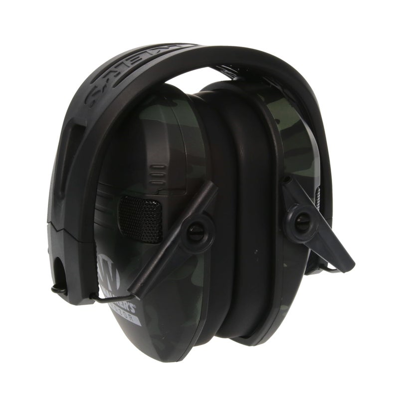 Walker's سماعات وولكرز رايزور تاكتي-غريب - تمويه رمادي متعدد الألوان، حزام رأس سيليكون مركب عالي الأداء غير قابل للانزلاق - وضوح صوت طبيعي كامل نطاق ديناميكي 23 NRR، تمويه متعدد الألوان - Image 5