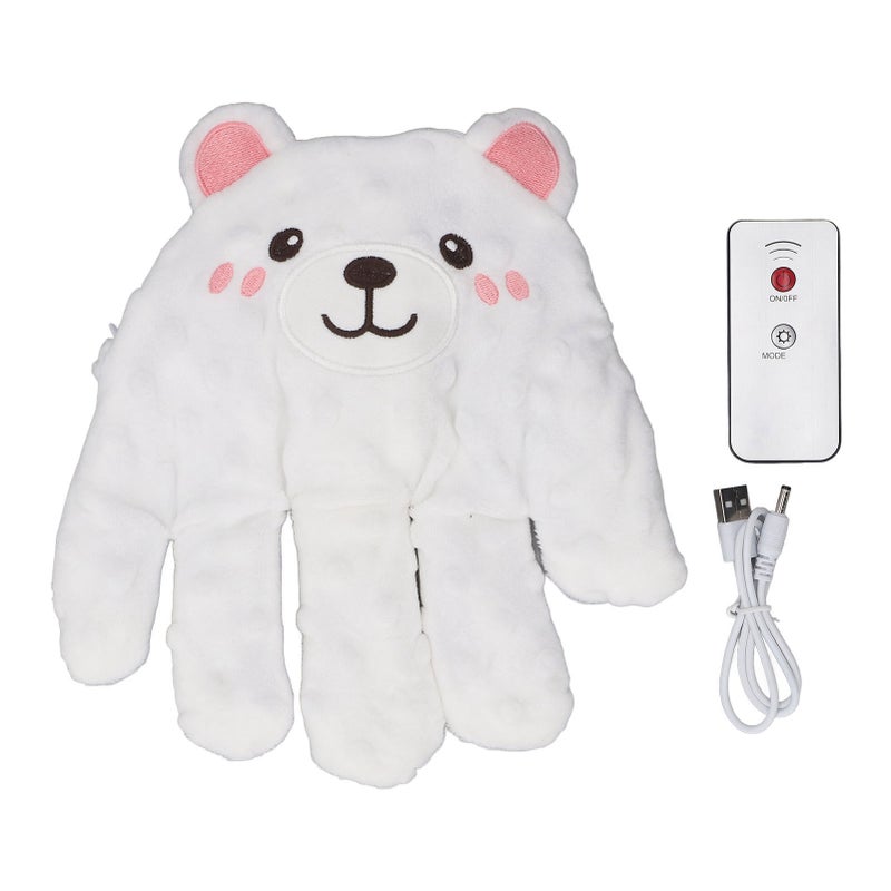 Baby Sleeping Palm: Beige - Mimics Gentle Parental Patting Baby Soothing Palm with Calming Music Automatic Mode for Infants Home Car Travel Cribs Car Seats - Image 1