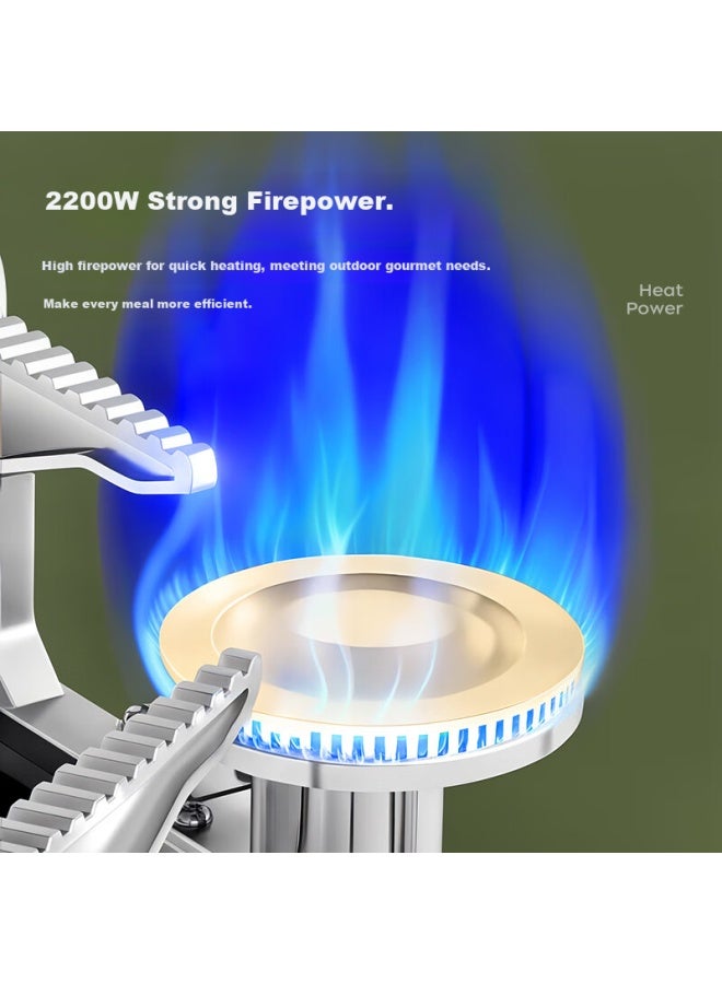 Thomson Thomson Folding Card Type Stove Outdoor Portable Windproof Stove Camping Tea Stove Hd-01 - Image 1
