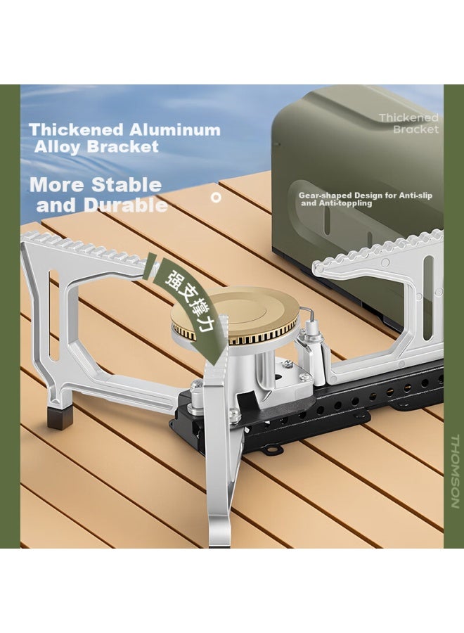 Thomson Thomson Folding Card Type Stove Outdoor Portable Windproof Stove Camping Tea Stove Hd-01 - Image 3
