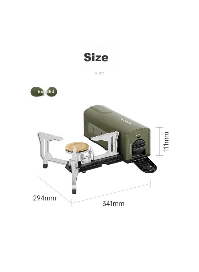 Thomson Thomson Folding Card Type Stove Outdoor Portable Windproof Stove Camping Tea Stove Hd-01 - Image 4