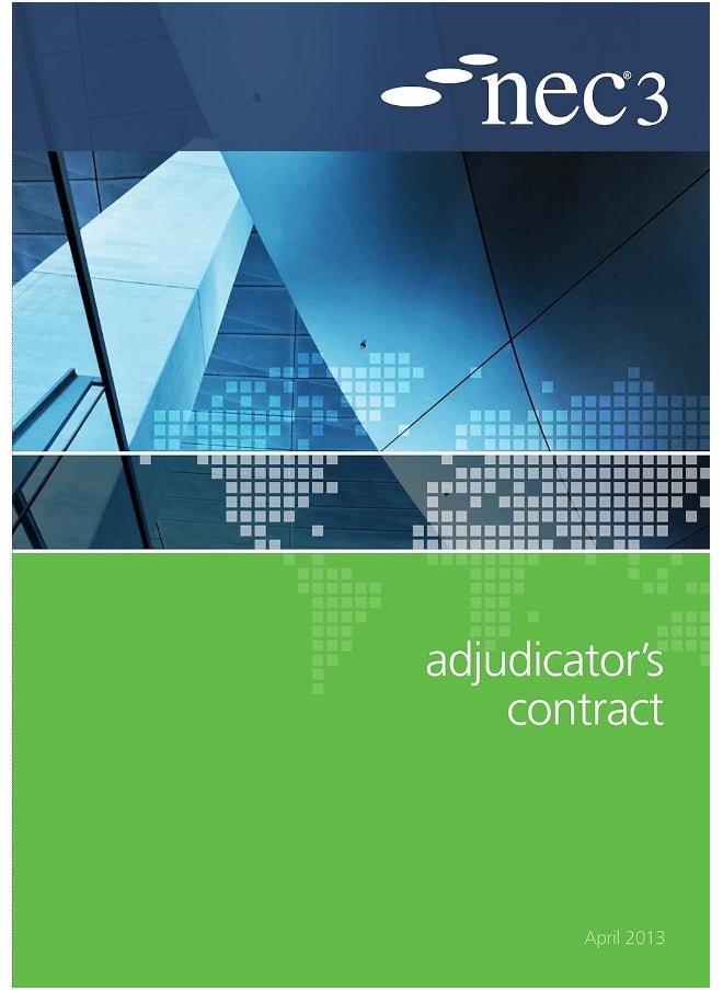 NEC3 Adjudicator's Contract (AC) 