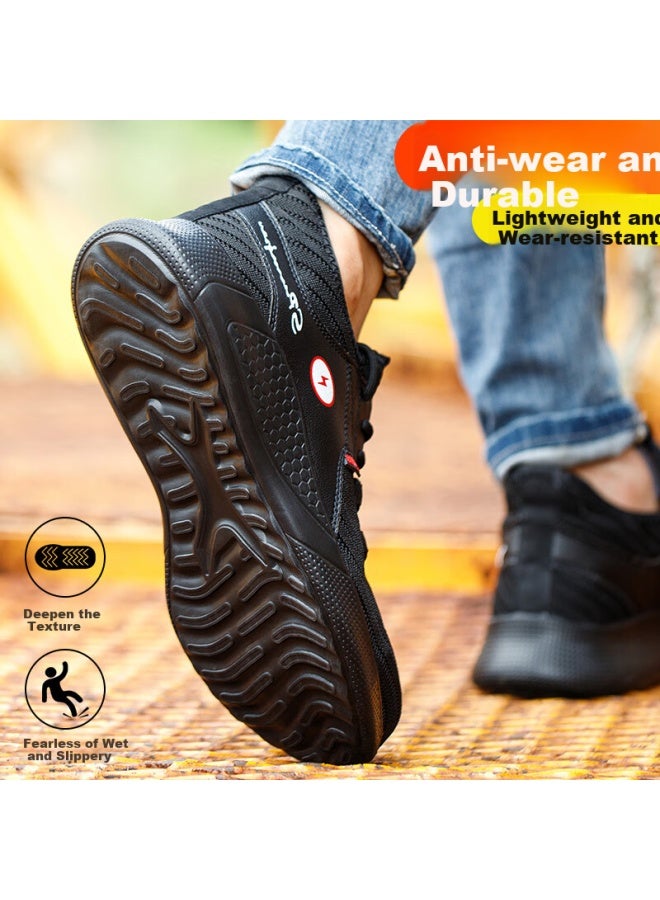 Old housekeeper Old Steward Labor Protection Shoes Men Electrician Insulated 10Kv Safety Protective Shoes Comfortable, Wear-Resistant, Lightweight, Breathable Style 216 Size 43 - Image 4