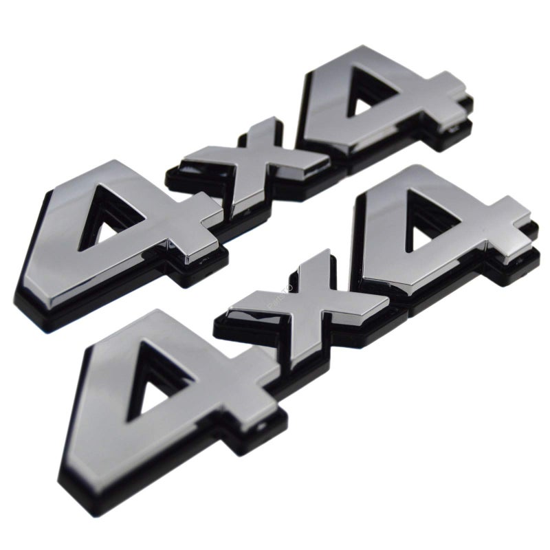 PartsTo 4x4 Decal Emblem Badge with Pre-Adhesive for Toyota Tacoma Hilux Tundra 4Runner Land Cruiser Sequoia Exterior Performance Trim Decal - Image 4