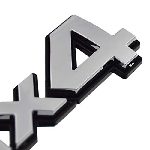 PartsTo 4x4 Decal Emblem Badge with Pre-Adhesive for Toyota Tacoma Hilux Tundra 4Runner Land Cruiser Sequoia Exterior Performance Trim Decal - Image 3