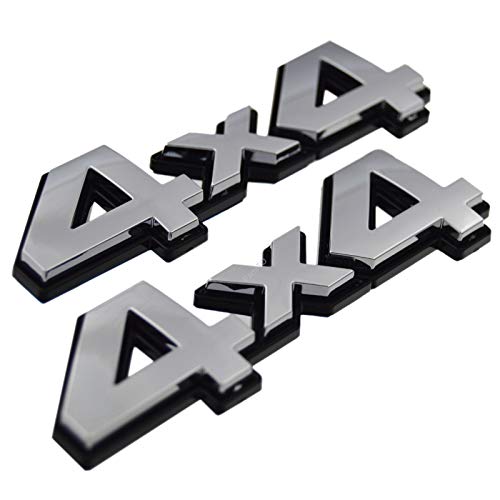 PartsTo 4x4 Decal Emblem Badge with Pre-Adhesive for Toyota Tacoma Hilux Tundra 4Runner Land Cruiser Sequoia Exterior Performance Trim Decal - Image 1