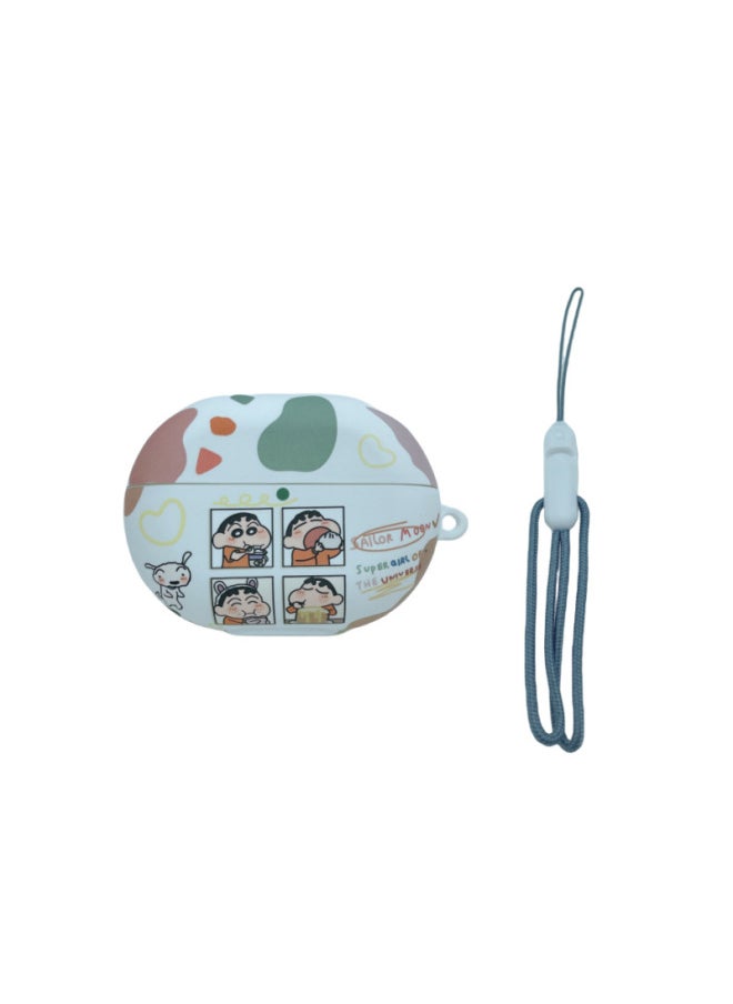 Generic - For HuaweiFreebuds Pro3/2 Wireless Bluetooth Headset Cartoon Creative Se3/4i/5i/Pro Soft-Color:Soft Shell + Lanyard-foodie New-Model:Universal For HuaweiFreebuds Pro3/pro4 (protective Case) - Image 1