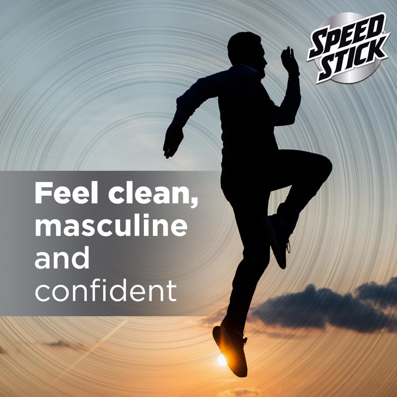 Speed Stick Men's Antiperspirant Deodorant, Irish Spring Scented, 3 Ounce, 4 Pack - Image 4