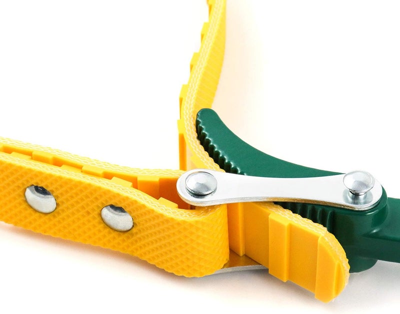 QWORK ® Belt Strap Wrench 12", Adjustable Strap Oil Filter Strap Opener Wrench with 26" Capacity Adjustable Strap - Image 4
