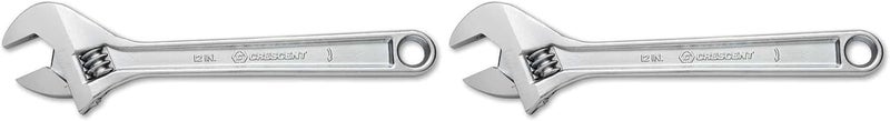 Crescent مفتاح ربط قابل للتعديل 12" - معبأ - AC212VS، كروم (عبوة من 2) - Image 1