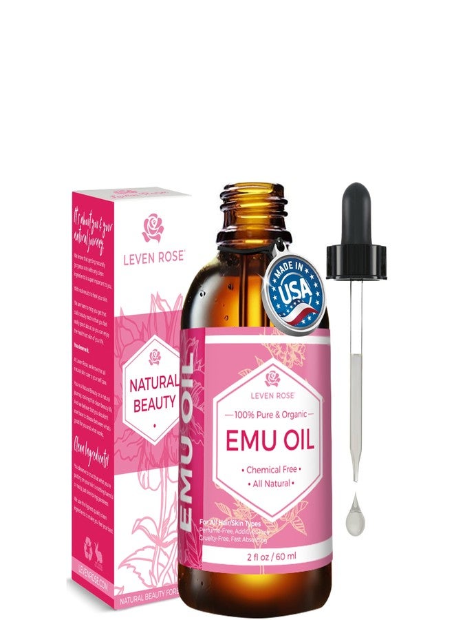 Leven Rose Pure Emu Oil for Skin 2oz - Image 1