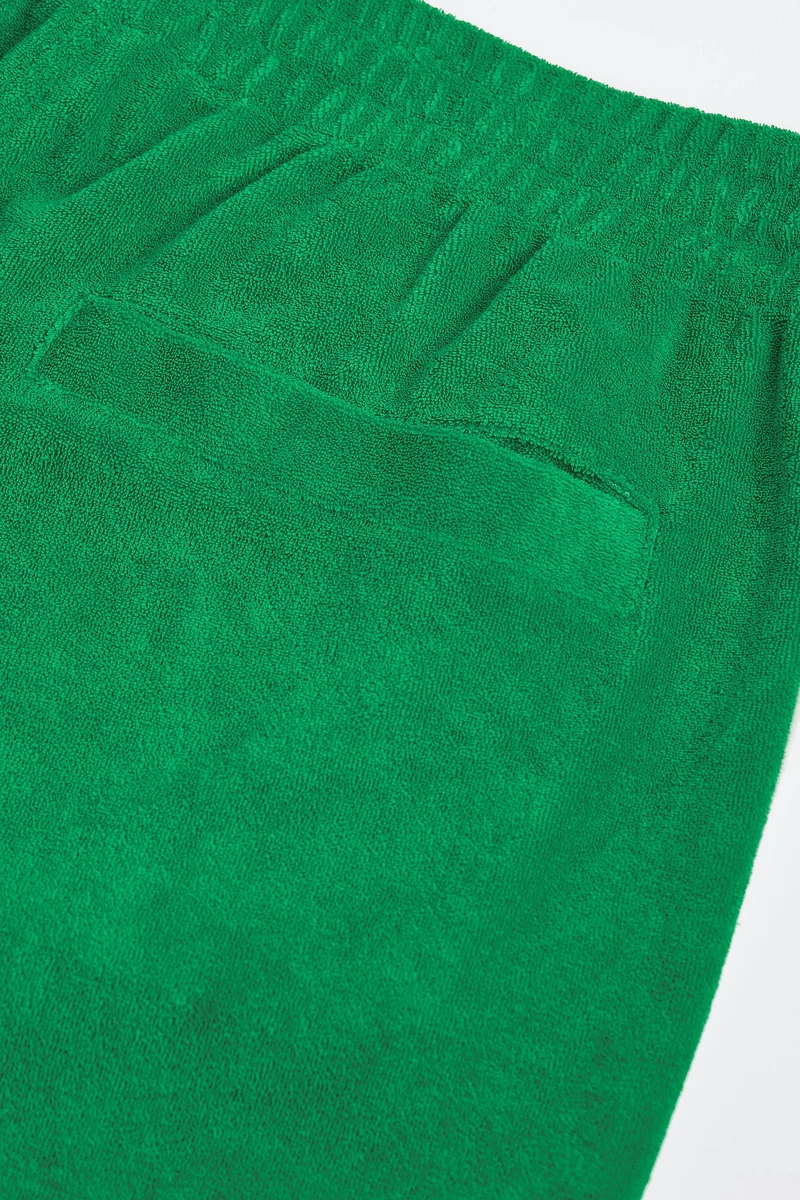 اتش اند ام بنطلون ركض من التيري بقصة مريحة