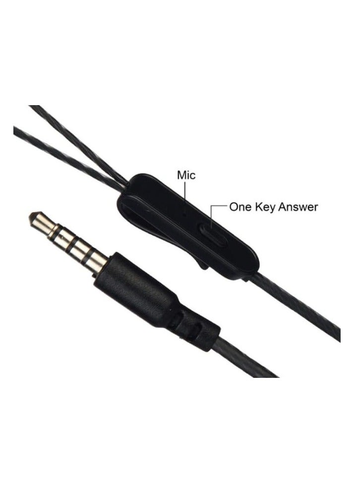 Blue Spectrum in-ear headphones for smartphones, black - Image 3