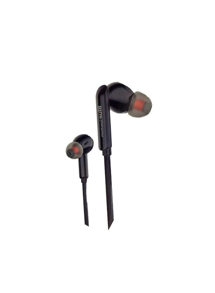 Blue Spectrum in-ear headphones for smartphones, black - Image 4