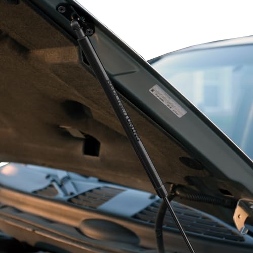 Redline Tuning 21-16008-02 Hood QuickLIFT Plus System Compatible with Chevy Trailblazer 2002-2009 (Black Powder Coated Hardware & Black Gas Struts) - Image 5