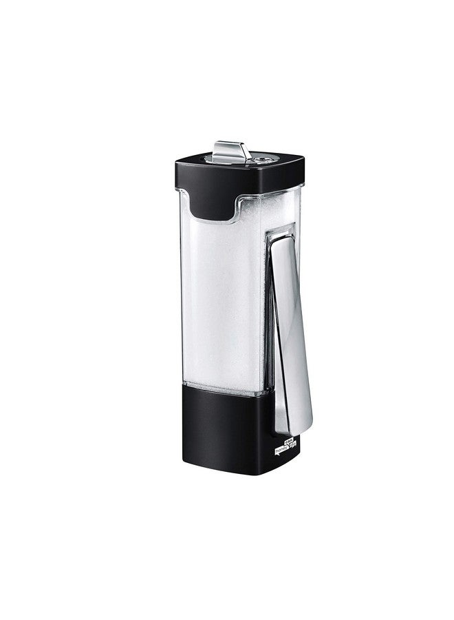 Zevro Honey-Can Indispensable Sugar 'N More Plastic Dispenser, Black/Chrome, 8 oz - Image 4