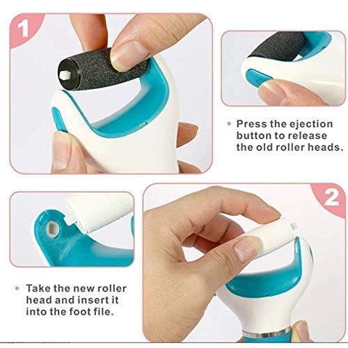 Zyomatiq Dead Skin Remover Crack Heel Remover Smooth Heel Repair Machine in Home Foot Care spa Soft Feet Scrubber Cracked Heels Remover pack of 1 - Image 5