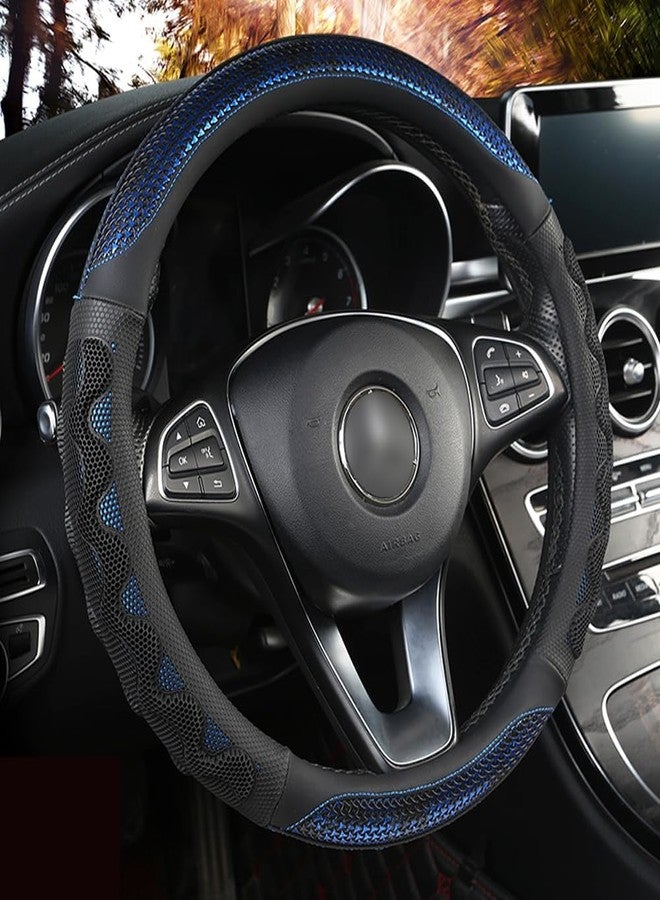 XHRING Car Steering Wheel Cover for Ford Fusion Mustang Bronco/Bronco Sport Ranger Maverick Edge Explorer Escape Focus XL XLT Lariat Sport Limited Hybrid Platinum Se Sel St Raptor Base Accessories - Image 2