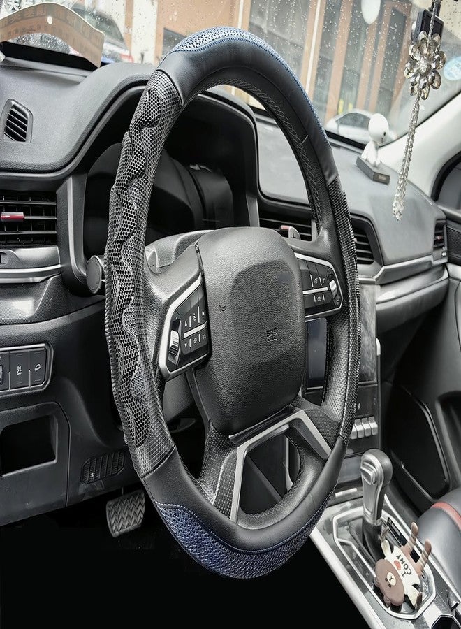 XHRING Car Steering Wheel Cover for Ford Fusion Mustang Bronco/Bronco Sport Ranger Maverick Edge Explorer Escape Focus XL XLT Lariat Sport Limited Hybrid Platinum Se Sel St Raptor Base Accessories - Image 5