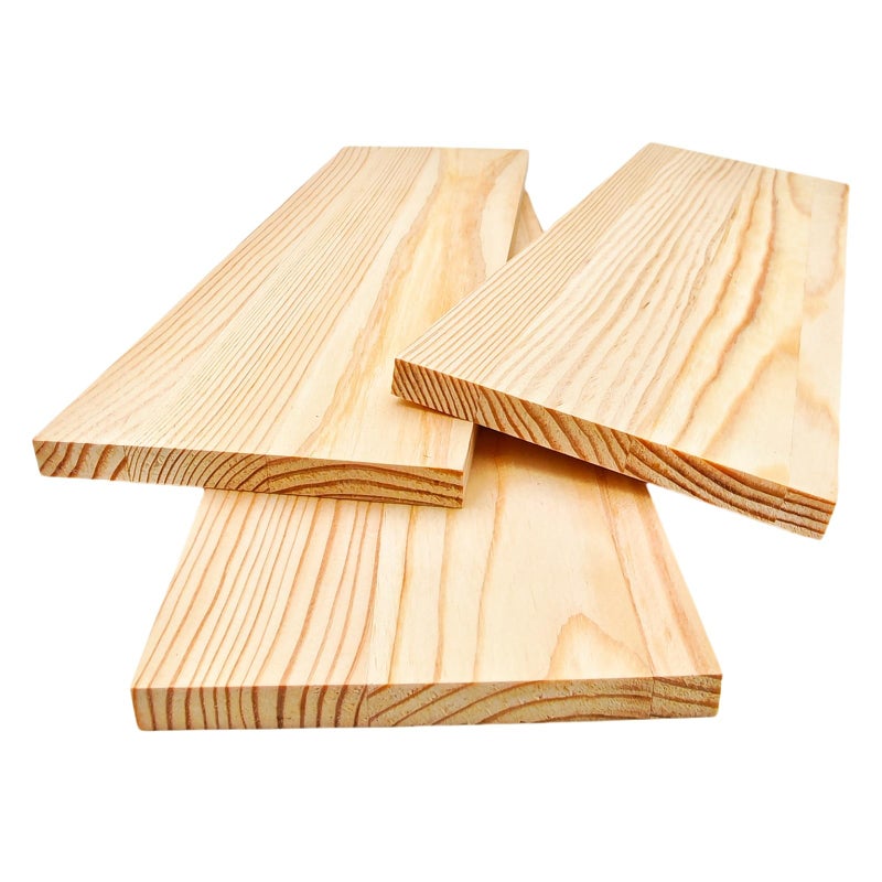 Anktily 3PCS Rectangle Wood Boards Unfinished Wood Blocks for Crafting, 11.8x3.9x0.4in Blank Whittling Wooden Blocks for Wood Carving,Painting & Burning - Image 1