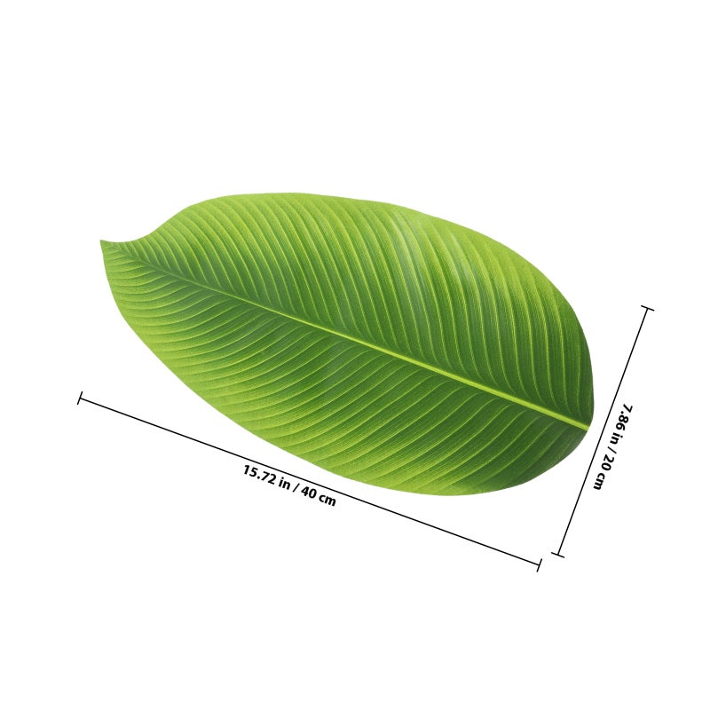 Banana Leaf Mats for Sashimi,Dining Decor with Realistic Design,Perfect for Gatherings - Image 2