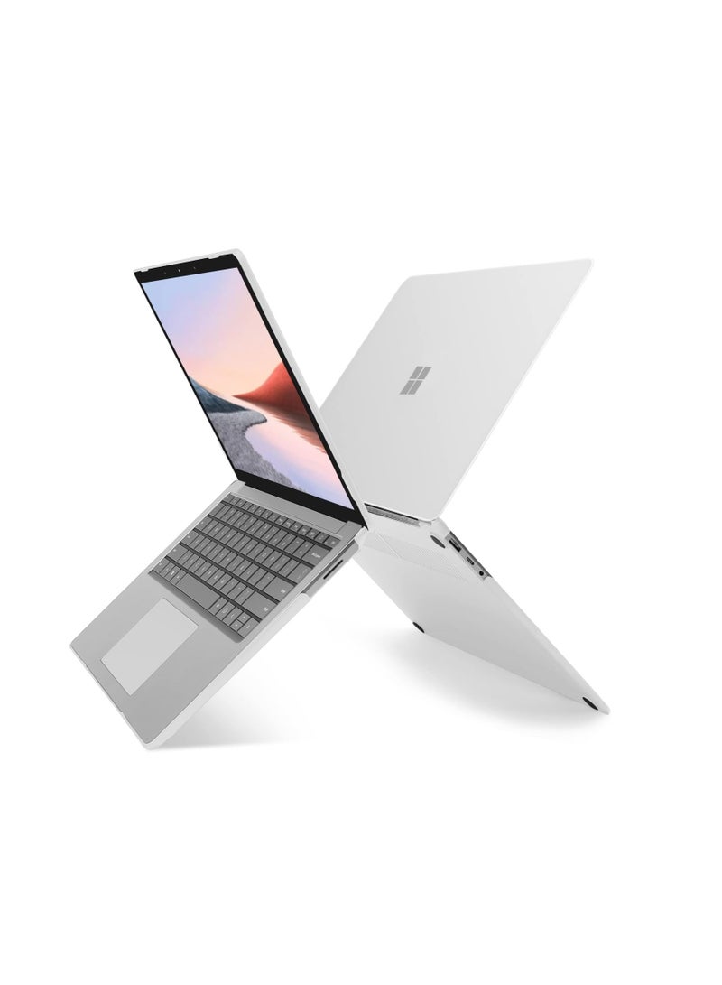 Premium Hard Rubberized Case for Microsoft Surface Laptop 13.8-inch Touchscreen 2024 (7th Edition) Lightweight Durable Scratch-Resistant, Easy Install, Frosted Clear - Image 1