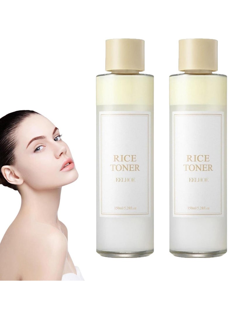 Organic Rice Facial Skin Toner Brighten Hydrating Whitening Face Moisturizer Water Rice Toner - Image 4