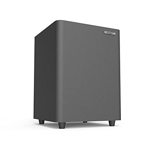 BESTISAN 6.5’’ Subwoofer, Powered Home Audio Sub woofer with Deep Bass in Compact Design, for Studio and Home Theater, Black,SW65C - Image 1