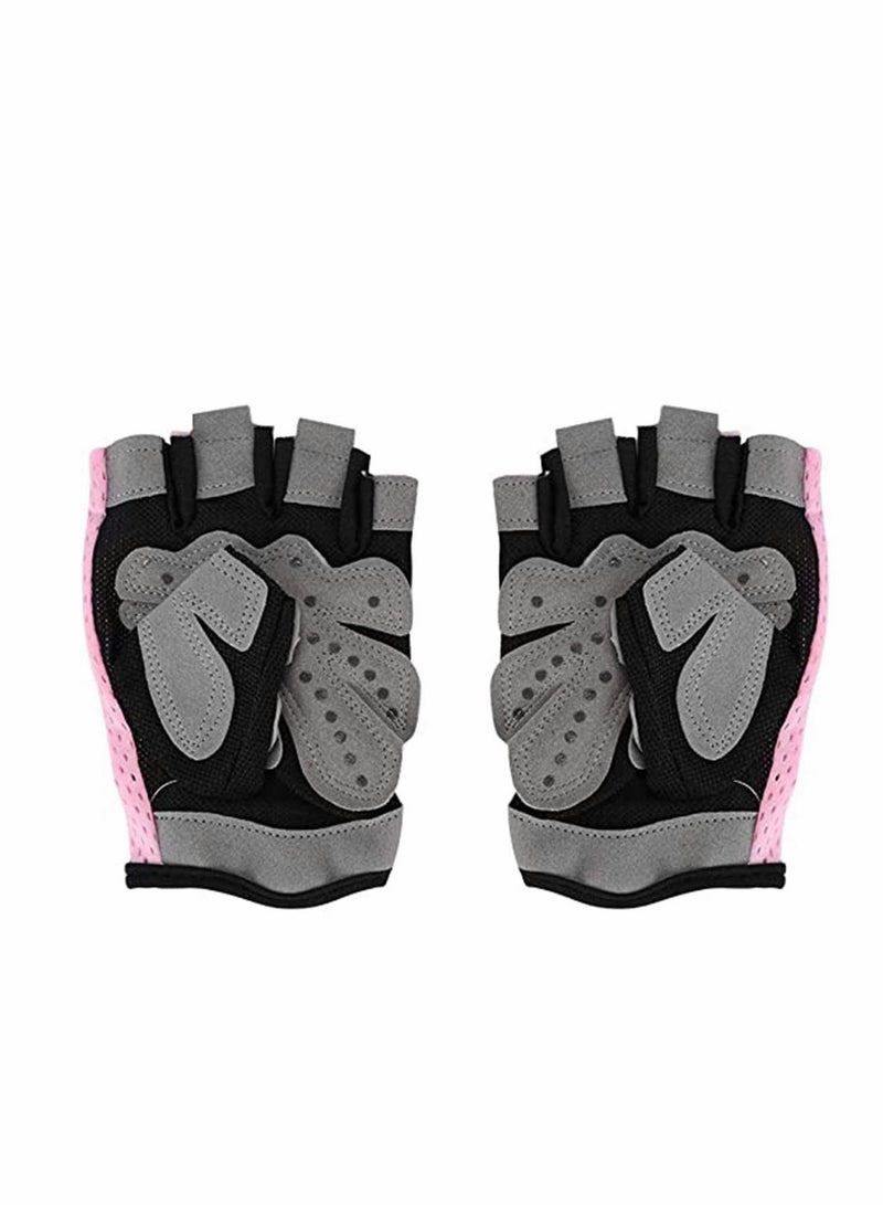 Excefore Fitness Gloves Anti-skid Training Gripper Gloves Half Finger Cycling Driving Gloves Mountain Road Biking Yoga Gloves Callus Guard Workout Weight Lifting Gloves Motorbike Riding Mittens - Image 5